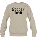 Soccer Dad Sports Shirt Unisex Fleece Pullover Sweatshirt