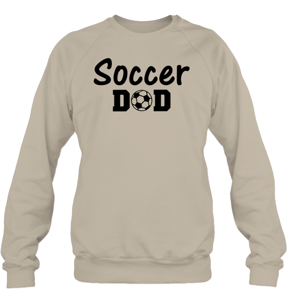 Soccer Dad Sports Shirt Unisex Fleece Pullover Sweatshirt