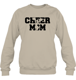 Cheer Mom With Cheerleader Unisex Fleece Pullover Sweatshirt