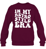 In My Retro Style Era Shirt Unisex Fleece Pullover Sweatshirt