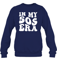 In My 50s Birthday Era Birthday Shirt Unisex Fleece Pullover Sweatshirt