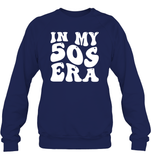 In My 50s Birthday Era Birthday Shirt Unisex Fleece Pullover Sweatshirt