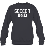 Soccer Dad Sports Shirt Unisex Fleece Pullover Sweatshirt