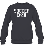 Soccer Dad Sports Shirt Unisex Fleece Pullover Sweatshirt
