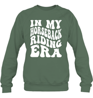 In My Horseback Riding Era Unisex Fleece Pullover Sweatshirt