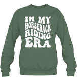 In My Horseback Riding Era Unisex Fleece Pullover Sweatshirt