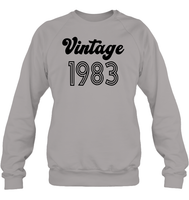 1983 Retro Vintage Birth Year Blast Unisex Fleece Pullover Sweatshirt