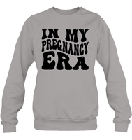 In My Pregnancy Era Shirt Unisex Fleece Pullover Sweatshirt