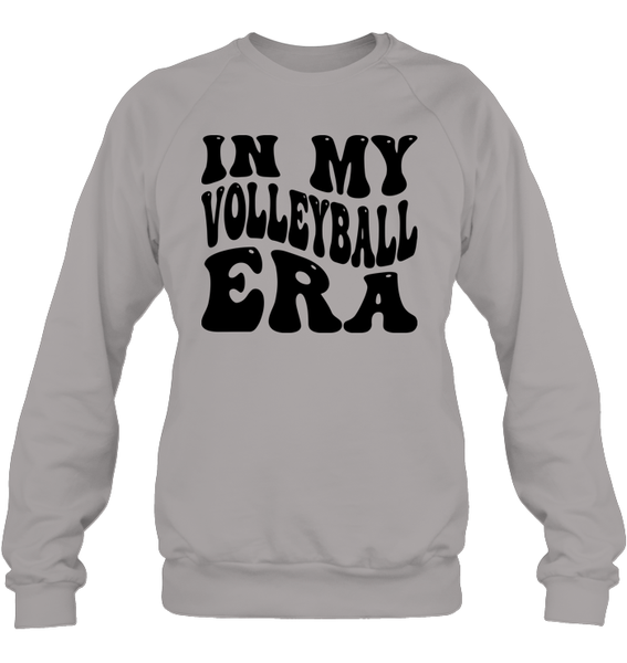 In My Volleyball Era Sports Shirt Unisex Fleece Pullover Sweatshirt