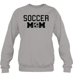 Soccer Mom Sports Shirt Unisex Fleece Pullover Sweatshirt