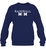 Baseball Mom Shirt Unisex Fleece Pullover Sweatshirt