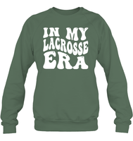 In My Lacrosse Era Sports Shirt Unisex Fleece Pullover Sweatshirt