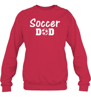 Soccer Dad Sports Shirt Unisex Fleece Pullover Sweatshirt