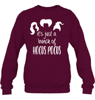 Hocus Pocus It's Just A Bunch Of Hocus Pocus Unisex Fleece Pullover Sweatshirt