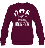 Hocus Pocus It's Just A Bunch Of Hocus Pocus Unisex Fleece Pullover Sweatshirt