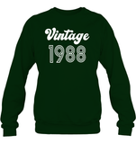 1988 Retro Vintage Birth Year Blast Unisex Fleece Pullover Sweatshirt