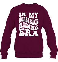 In My Horseback Riding Era Unisex Fleece Pullover Sweatshirt