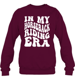 In My Horseback Riding Era Unisex Fleece Pullover Sweatshirt