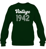 1942 Retro Vintage Birth Year Blast Unisex Fleece Pullover Sweatshirt