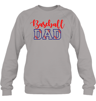 Baseball Dad Shirt, Long Sleeve, Hoodie, and Sweatshirt With Baseball Stripes