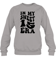 In My Sweet 15 Era Birthday Shirt Unisex Fleece Pullover Sweatshirt