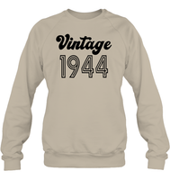1944 Retro Vintage Birth Year Blast Unisex Fleece Pullover Sweatshirt