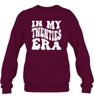 In My Twenties Era Birthday Shirt Unisex Fleece Pullover Sweatshirt