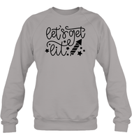 Let's Get Lit 4th Of July Shirt Unisex Fleece Pullover Sweatshirt