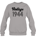 1944 Retro Vintage Birth Year Blast Unisex Fleece Pullover Sweatshirt