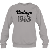 1963 Retro Vintage Birth Year Blast Unisex Fleece Pullover Sweatshirt