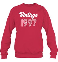 1997 Retro Vintage Birth Year Blast Unisex Fleece Pullover Sweatshirt