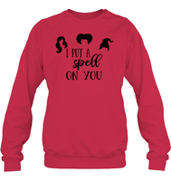 Hocus Pocus I Put A Spell on You Unisex Fleece Pullover Sweatshirt
