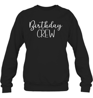 Birthday Crew Unisex Fleece Pullover Sweatshirt