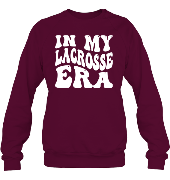 In My Lacrosse Era Sports Shirt Unisex Fleece Pullover Sweatshirt