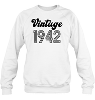 1942 Retro Vintage Birth Year Blast Unisex Fleece Pullover Sweatshirt