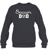 Soccer Dad Sports Shirt Unisex Fleece Pullover Sweatshirt