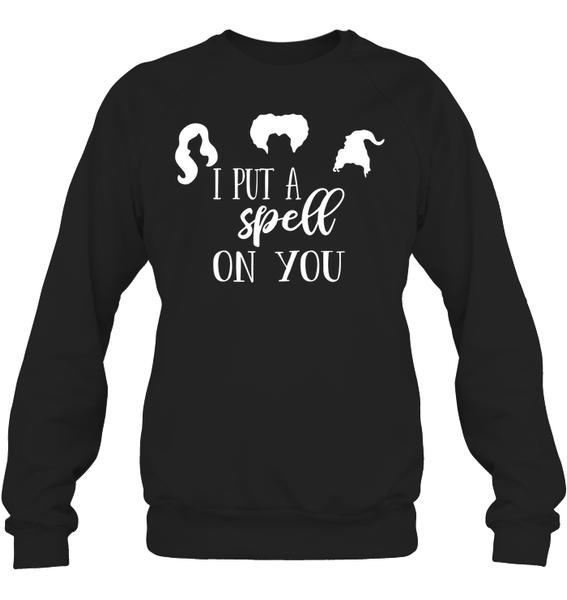 Hocus Pocus I Put A Spell on You Unisex Fleece Pullover Sweatshirt