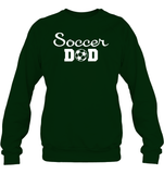 Soccer Dad Sports Shirt Unisex Fleece Pullover Sweatshirt