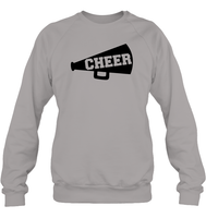 Cheer T Shirt Unisex Fleece Pullover Sweatshirt
