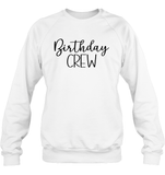 Birthday Crew Unisex Fleece Pullover Sweatshirt