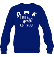Hocus Pocus I Put A Spell on You Unisex Fleece Pullover Sweatshirt