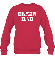 Cheer Dad With Cheerleader Unisex Fleece Pullover Sweatshirt