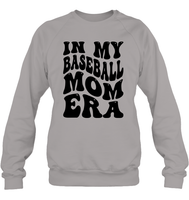 In My Baseball Mom Era Sports Shirt Unisex Fleece Pullover Sweatshirt