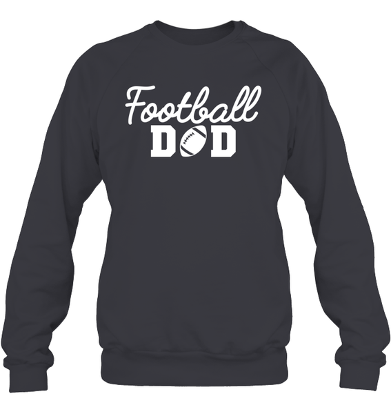 Football Dad Shirt - The Ultimate Game Day Essential Unisex Fleece Pullover Sweatshirt