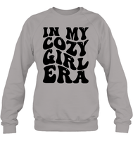 In My Cozy Girl Era Shirt Unisex Fleece Pullover Sweatshirt