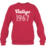 1967 Retro Vintage Birth Year Blast Unisex Fleece Pullover Sweatshirt