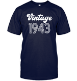 1943 Retro Vintage Birth Year Blast Unisex Short Sleeve Classic Tee