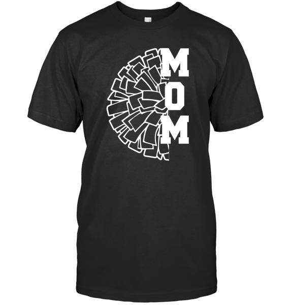Cheer Mom With Pom Pom Unisex Long Sleeve Classic Tee
