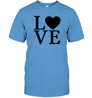 Love Letters With Heart Valentine's Day Unisex Short Sleeve Classic Tee
