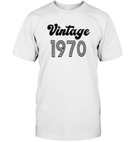 1970 Retro Vintage Birth Year Blast Unisex Short Sleeve Classic Tee